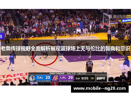 老詹传球视野全面解析展现篮球场上无与伦比的智商和意识 老詹传球视野全面解析展现篮球场上无与伦比的智商和意识